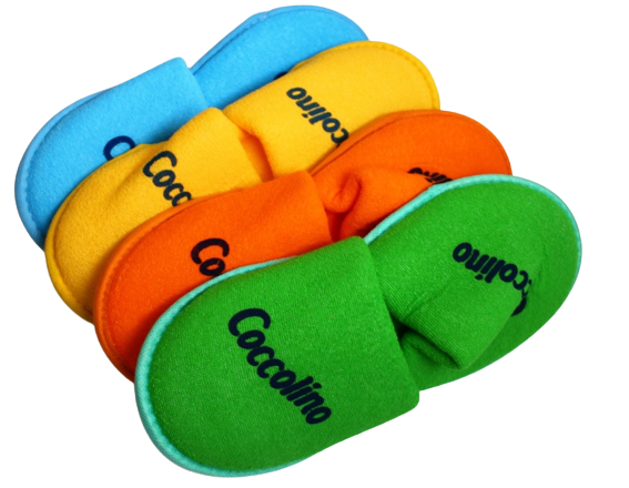 custom made promotional terry  towelling logo printed slipper